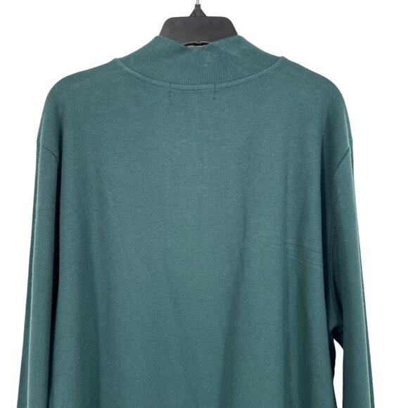 WestZeroOne Half-Zip Pullover Shirt Dark Green Size Medium NWOT - Picture 4 of 7
